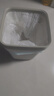 得力（deli）得心壓圈方形垃圾桶 家用清潔桶紙簍 辦公用品辦公居家垃圾桶 無蓋 淺灰 12L 大號帶壓圈 曬單實拍圖