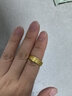 周六福（ZLF）  黃金戒指男女足金龍鳳情侶對戒活口指環(huán)龍鳳添福 計價(jià) 男戒19號 - 7.48g 曬單實(shí)拍圖