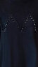 皮爾卡丹（pierre cardin）蕾絲連衣裙子女裝秋季2025年新款春秋冬小個(gè)子氣質(zhì)洋氣打底長(cháng)袖 黑色 2XL 130-145斤 曬單實(shí)拍圖
