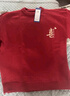 love legend情侶裝紅色毛衣男女寬松慵懶風(fēng)針織衫馬年過(guò)年本命年新年拜年服 (歡喜)酒紅色 男款 M （建議120-140斤） 曬單實(shí)拍圖