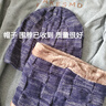 JIERUFENG新款男女保暖帽子防風(fēng)防寒騎行帽戶外男加絨冬季多功能登山滑雪帽 藏青套裝 曬單實(shí)拍圖