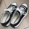 匡威（Converse）帆布鞋女  ONE STAR 加厚增高運動鞋子 休閑板鞋 168816 37 曬單實拍圖