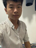 皮爾卡丹襯衫男夏季商務(wù)休閑修身襯衣男士薄款韓版潮流七分袖條紋外套上衣 白色黑條+黑色條紋 L 曬單實(shí)拍圖