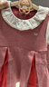 巴拉巴拉女童連衣裙寶寶公主裙兒童裙子拼接網(wǎng)紗拜年服 紅色調00466 90 cm 曬單實(shí)拍圖