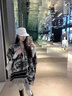 CinvaiKrose輕奢斗篷女秋冬新款水墨畫(huà)圍巾保暖女披肩生日禮物送女友老婆 CK圍巾-水墨色【紅禮盒包裝】 曬單實(shí)拍圖