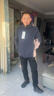 波司登（BOSIDENG）【反季】經(jīng)典商務(wù)輕薄鵝絨羽絨服男連帽90絨防風(fēng)防水保暖修身外套 醉夢(mèng)藍5419 XL 185/104A 曬單實(shí)拍圖