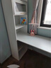 景木森書桌書架一體電腦臺(tái)式桌學(xué)生家用臥室兒童桌學(xué)習(xí)寫字轉(zhuǎn)角桌辦公桌 140*55*170cm[天藍(lán)色] [實(shí)木生態(tài)板-包安裝] 曬單實(shí)拍圖