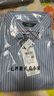 七匹狼長(cháng)袖襯衫男翻領(lǐng)刺繡易打理條紋襯衣輕商務(wù)休閑舒適柔軟親膚男裝 曬單實(shí)拍圖