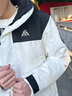 安踏雪殼羽絨丨羽絨服男女冬季四防鴨絨保暖外套 紙莎白/基礎(chǔ)黑-6 M (男170) 曬單實(shí)拍圖