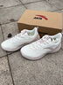 安踏（ANTA）女鞋運動(dòng)鞋子女秋季新款皮面防潑水跑步鞋戶(hù)外潮流休閑鞋跳繩鞋 象牙白/藕灰 (皮面) 38 曬單實(shí)拍圖