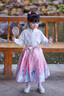 迪士尼女童套裝2025新款春秋艾莎公主馬面裙中小童女寶寶公主裙時尚百搭 粉色長袖套裝 100 cm 曬單實拍圖