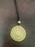 oein越南沙金觀(guān)音吊墜男女款觀(guān)音菩薩佛像項鏈生日節日送禮父母黃銅 【觀(guān)音吊墜 45cm】 曬單實(shí)拍圖