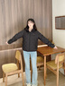 波司登（BOSIDENG）25年新款輕薄短款羽絨服女90鵝絨修身輕便連帽旅游外套B250131036 黑色-經(jīng)典極簡風(fēng)【卡碼拍大】 M 165/88A 體重約125-140斤 曬單實(shí)拍圖