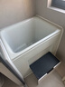 科勒（KOHLER） 科勒玲納深泡式浴缸帶腳凳多功能家用泡澡浴缸僅送貨不安裝 0.85m深泡式帶腳凳外排水右角位 曬單實(shí)拍圖