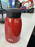 便利100 保溫杯女士可愛(ài)大容量?jì)和W(xué)生水杯男不銹鋼高顏值大肚水杯子 紅色  360mL  萊斯2256 曬單實(shí)拍圖