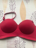 Glambody MAGIC NATURAL LINE紅色內衣女小胸聚攏半杯顯大無(wú)痕內衣文胸結婚新娘龍本命年682331 酒紅色 XL （適合85AB） 曬單實(shí)拍圖