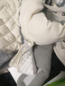 目丸冬季騎行帽戶外護(hù)耳防風(fēng)面罩保暖神器帽子男士防寒加絨加厚雷鋒帽 米白-菱格雷鋒帽 (帽子+護(hù)目鏡) 曬單實(shí)拍圖