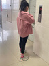 左西女童襯衫加絨兒童復古加厚2025新款女孩搖粒絨保暖襯衣 粉色 150 曬單實(shí)拍圖