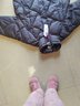 衣典零一（LEDIALYI）羽絨棉服女短款2024冬季女裝新款時(shí)尚休閑中年小個(gè)子棉襖棉衣外套 灰紫色 XL （建議129-141斤） 曬單實(shí)拍圖