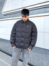 Calvin KleinJeans【防水】秋冬男士ck格子絎縫襯衫領(lǐng)鴨絨羽絨服J326805 PED-奶茶咖 L 曬單實(shí)拍圖