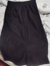 春秋半身裙高腰大碼顯瘦百搭休閑中長(cháng)松緊腰開(kāi)叉直筒裙加絨短裙子 黑色【不加絨款】 L 【合適100-110斤】 曬單實(shí)拍圖