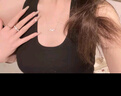 凰飾麗（PHOENIXSILY）銀杏葉項鏈女足銀鎖骨鏈新款輕奢紀念日生日禮物送女生女友老婆 「杏」好有你【代寫賀卡】 曬單實拍圖