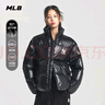 MLB羽絨服男女情侶長(cháng)款連帽加厚外套24冬季新款3ADJB1846-50BKS-S 曬單實(shí)拍圖