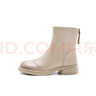 百麗簡(jiǎn)約百搭休閑靴女新芒果頭柔軟彈力短靴B1538DD5 元氣米 39 曬單實(shí)拍圖