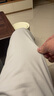 ChlqeKeith純棉休閑褲男士夏季薄款男褲商務(wù)修身簡約直筒褲透氣彈力長褲子男 淺灰色 31 腰圍2尺4 曬單實拍圖