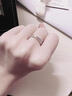 DRIG情侶戒指對戒男女一對純銀結婚訂婚求婚紀念日生日禮物送老婆女友 純銀對戒【情侶對戒】 開(kāi)口可調節 曬單實(shí)拍圖