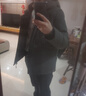 哈吉斯（HAZZYS）男裝 冬款保暖外套戶外露營連帽羽絨服男ASFZU0BDX13 深綠色DG L (175/96A 48) 曬單實拍圖