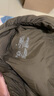 無(wú)印良品（MUJI）男式 便攜式 立領(lǐng)羽絨夾克 男士羽絨服外套冬季款 保暖 AD0UJA3A 深咖啡色 M（170/92A） 曬單實(shí)拍圖