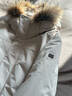 KOLON SPORT/可隆防水羽絨服 男子戶外保暖防風(fēng)透濕Aurora極光鵝絨夾克 LHDJ4WTT97-GR 灰褐 M 曬單實(shí)拍圖