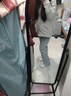 DAVEY MODE灰色連帽外套女春秋2025撞色格紋拉鏈帽衫寬松顯瘦開衫 花灰色【加絨】 加絨 L 【推薦105-120斤】 曬單實(shí)拍圖