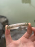 中國黃金（CHINA GOLD）銀手鐲足銀卷草紋心經(jīng)手鐲泥鰍背開口手鐲送老婆女友七夕禮物 約30g-常規(guī)款 曬單實拍圖