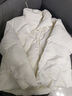 森馬（Semir）陳都靈羽絨服女國風(fēng)靈動(dòng)盤(pán)扣2024冬新款立領(lǐng)寬松溫婉新中式厚外套 茉白-奶白（白鴨絨）10501 M 曬單實(shí)拍圖