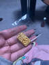 漢秀黃金十二生肖本命佛吊墜足金龍年普賢菩薩掛墜男520情人節(jié)禮物 生肖蛇-普賢菩薩(金:5.05克) 曬單實(shí)拍圖