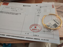 明牌珠寶  足金黃金蓮花單頭抽拉手鐲女AFI0036工費400 足金 約17.54克 曬單實拍圖