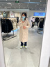 VEROMODA七夕禮物羽絨服24冬新款90絨可拆狐毛皮領(lǐng)長款羽絨服324412023 淡粉色 160/80A/S 曬單實(shí)拍圖
