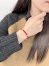 芯奢蛇年本命年紅手繩女金剛結(jié)好運(yùn)紅繩手鏈編織2025爆款紅繩七夕禮物 本命年紅手繩手鏈【長(zhǎng)約19cm】 曬單實(shí)拍圖
