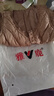 雅鹿輕薄羽絨馬甲女短款背心內(nèi)穿內(nèi)搭坎肩內(nèi)膽修身秋冬季保暖馬夾 駝色 S 推薦80-95斤 曬單實(shí)拍圖