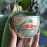 蘇氏陶瓷（SUSHI CERAMICS）鎏銀魚藻紋主人杯非遺大師鄭文強作品功夫茶杯禮盒 曬單實拍圖