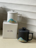 圣比姿茶具陶瓷泡茶杯伴手禮男生生日禮物男士水杯送客戶(hù)員工退休紀念品 辦公室水杯陶瓷杯禮盒裝-黑 父親老公長(cháng)輩退休紀念品實(shí)用 曬單實(shí)拍圖