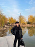 MELROSEMOOD黑色高腰牛仔褲女加絨小腳褲2025女裝秋冬新款彈力顯瘦緊身九分褲 黑色（厚絨）九分褲 加絨 27 曬單實(shí)拍圖