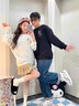 MDlila【兩件裝】情侶裝衛(wèi)衣春秋季2025新款一男一女潮牌套裝衣服定制 男生白+女生白 薄款 L 男生+女生M 曬單實拍圖