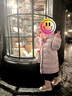 little MO&Co.加厚 童裝冬季男童女童中長款連帽保暖羽絨服外套女孩 粉紫色2 140 140/64 曬單實拍圖