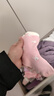 英氏3雙裝兒童襪子男女童秋冬加厚棉質(zhì)蓄熱抑菌除臭親膚透氣毛圈襪 草莓兔兔 【三雙裝】 3雙 13歲以上 【XL】 （12-15歲） 曬單實(shí)拍圖