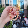 QMXD菩提根手串女文玩盤珠菩提子學(xué)生盤玩佛珠文玩盤串手鏈男珠子禮物 楊梅飄花圓珠【主圖款】 曬單實拍圖
