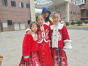 艾諾輪女寶寶拜年服套裝女童少女生新年過(guò)年衣服漢服兒童加絨加厚冬款 2058紅色【鎹頭飾+眉心貼】 加絨 150建議身高140-150CM左右 11-12歲 曬單實(shí)拍圖