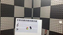 億派隔音棉吸音棉超強消音棉隔音板墻體臥室客廳KTV靜音棉自粘吸音棉 黑色10張金字塔【10公分背膠款】 曬單實(shí)拍圖